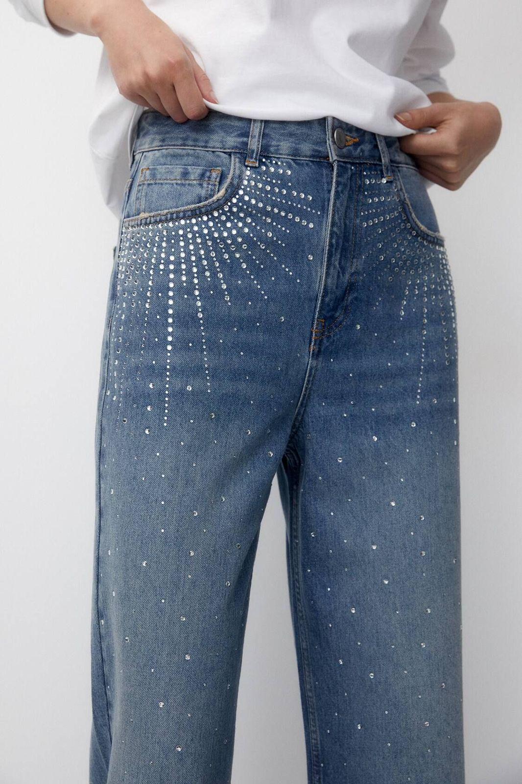Y2k rhinestone jeans - Etsy 日本