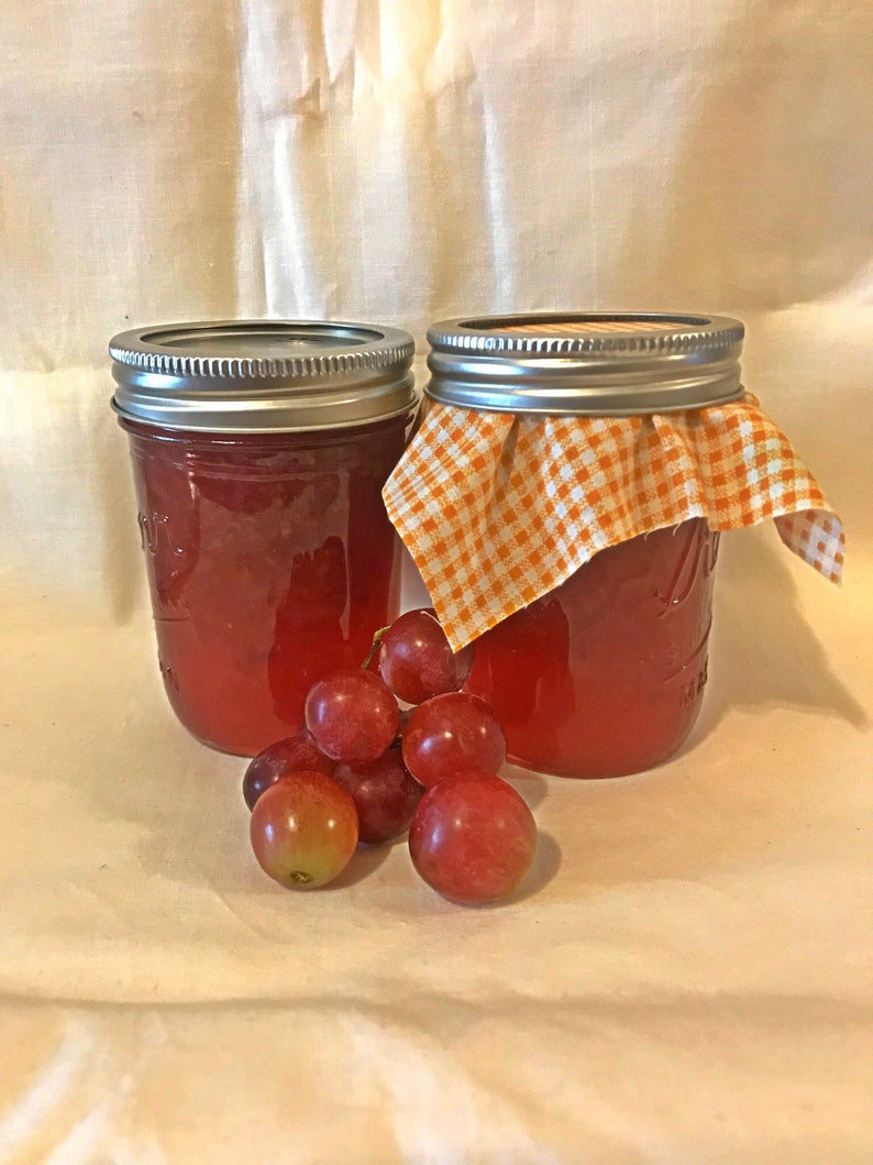 Grape Jam Homemade Red Grape Jam OilPatchFarm Grape Etsy