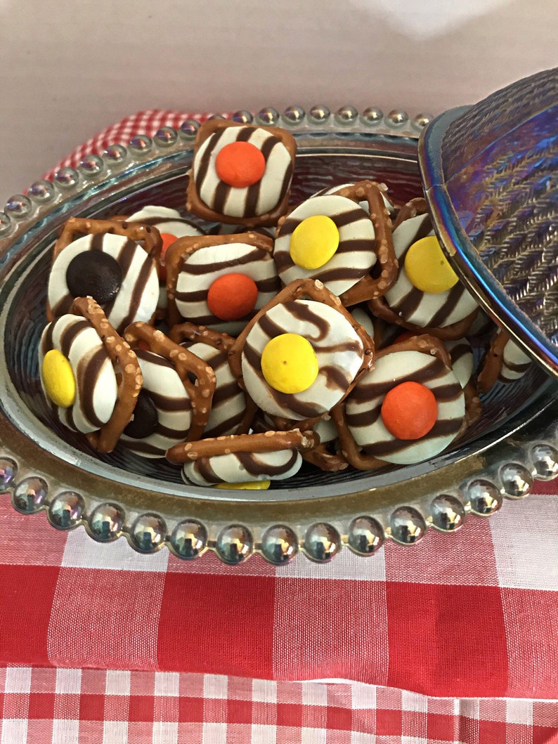 Pretzel Hug Candy Pretzel Chocolate Candy OilPatchFarm Etsy