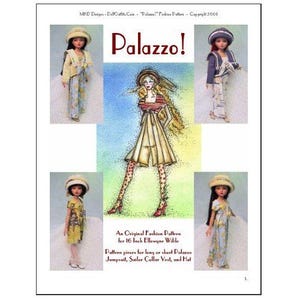 Magalie&#39;s &quot;Palazzo!&quot; Fashion Pattern for Ellowyne