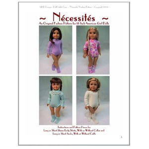 Magalie&#39;s &quot;Necessite&quot; Fashion Pattern for American Girl Dolls- PDF Download!