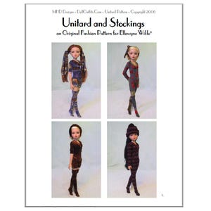 Magalie&#39;s &quot;Unitard And Stockings&quot; Fashion Pattern for Ellowyne PDF Download