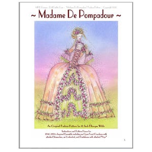 Magalie's  "Madame De Pompadour" Pattern for Ellowyne. OMG! You will learn so many new sewing tricks! Step-By-Step photo instructions!
