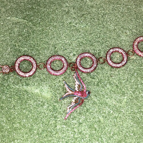 Divine ROSE GOLD Rhodium 7 1/2,