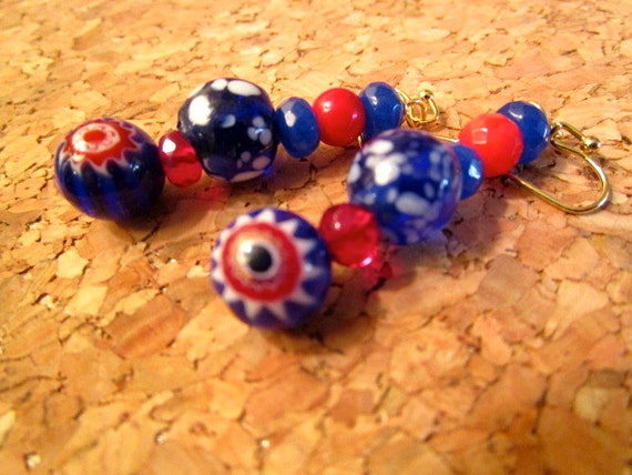 Blues and Reds: Lovely MILLEFIORI, LAMPWORK & MUR… - image 5