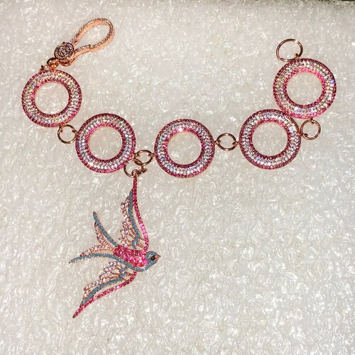 Divine ROSE GOLD Rhodium 7 1/2,