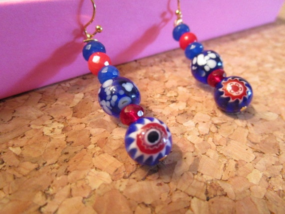 Blues and Reds: Lovely MILLEFIORI, LAMPWORK & MUR… - image 1