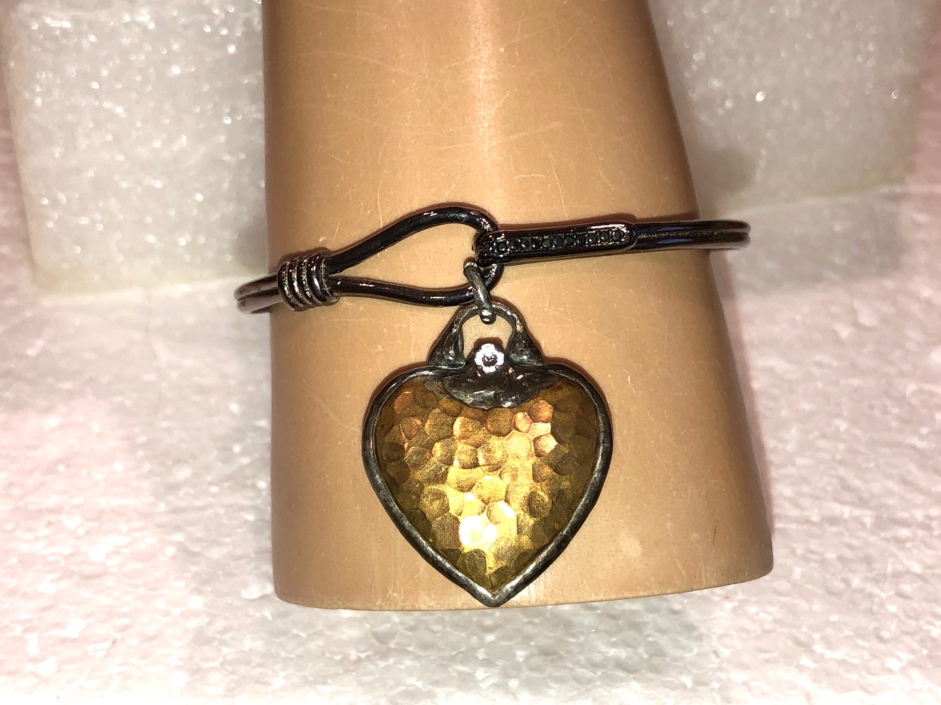 Unique, Lovely, Shiny Rhodium CUFF Bracelet W/micro Pave Unique, Lovely, Shiny Rhodium CUFF Bracelet W/micro Pave