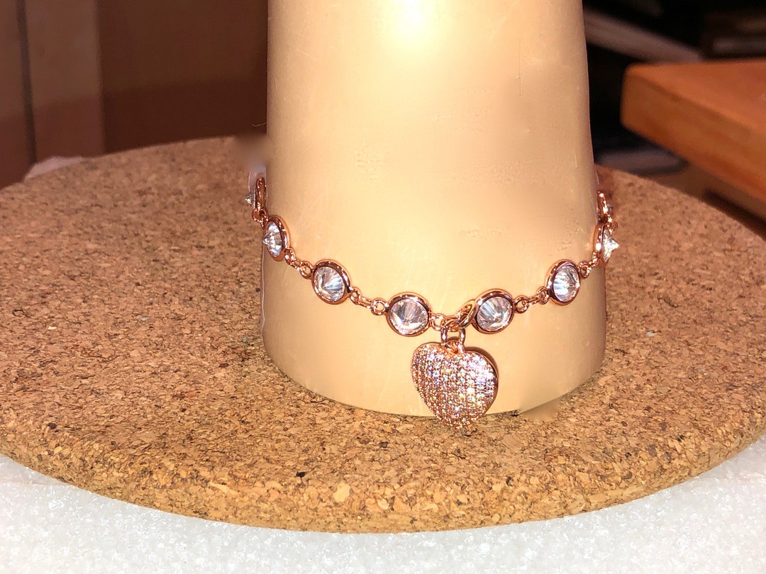 Amazon.com: Rose Bracelet Silver Rose Jewelry Silver Flower