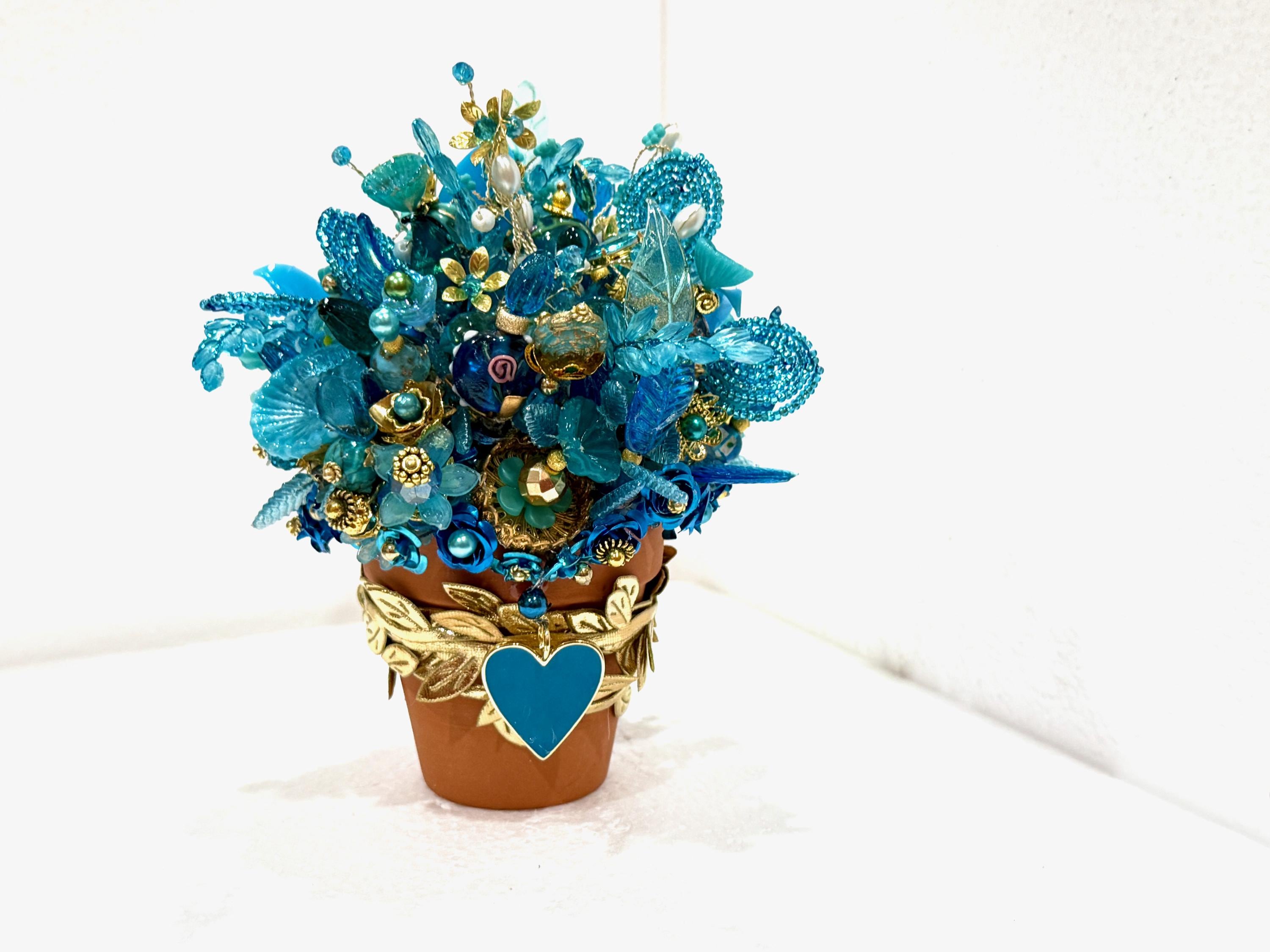 Swarovski Flower Pot - Etsy