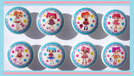 8 Lalaloopsy Doll Kids Boys Girls Dresser Drawer Knobs Etsy