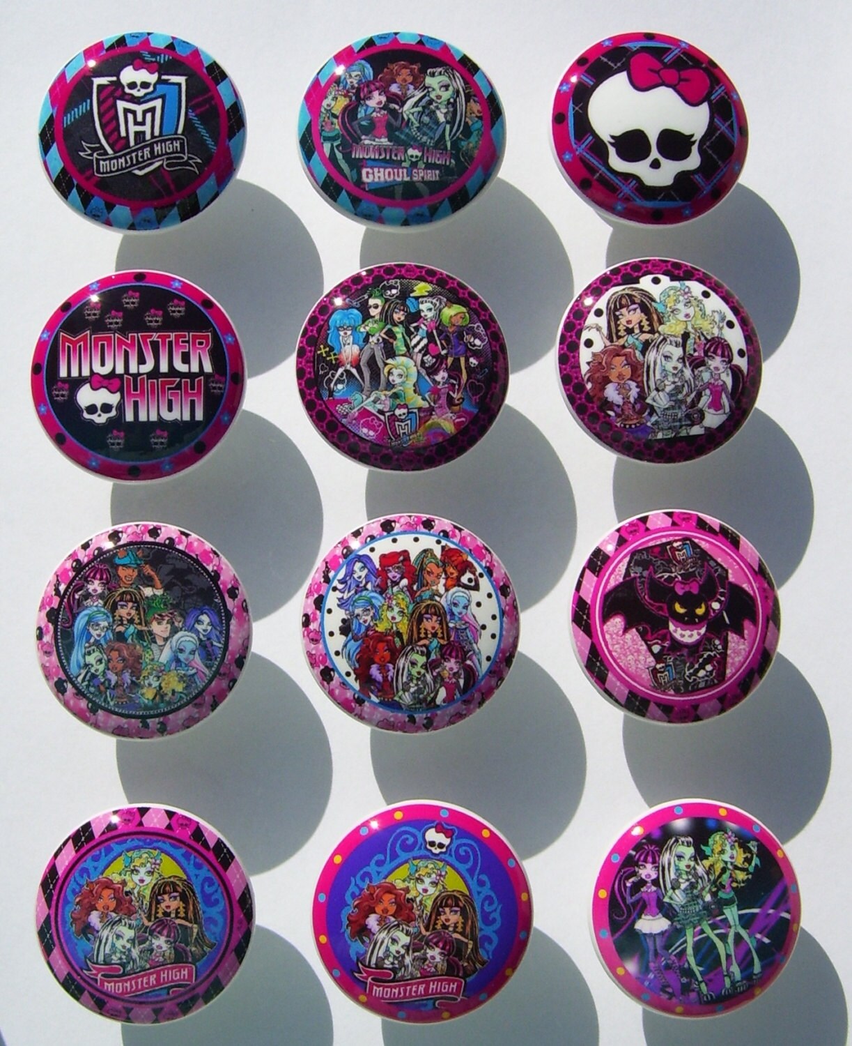 1 One Monster High Kids Boys Girls Dresser Drawer Knob On Etsy