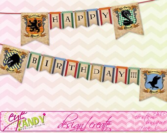 Harry potter editable labels
