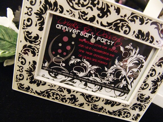 Damask Anniversary / Wedding / Shower- DIY Printable Invitation Il_570xn