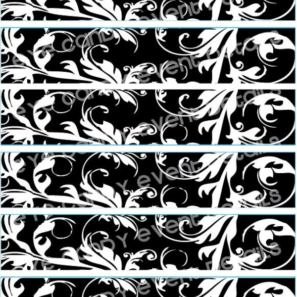 White Damask Paper Etsy