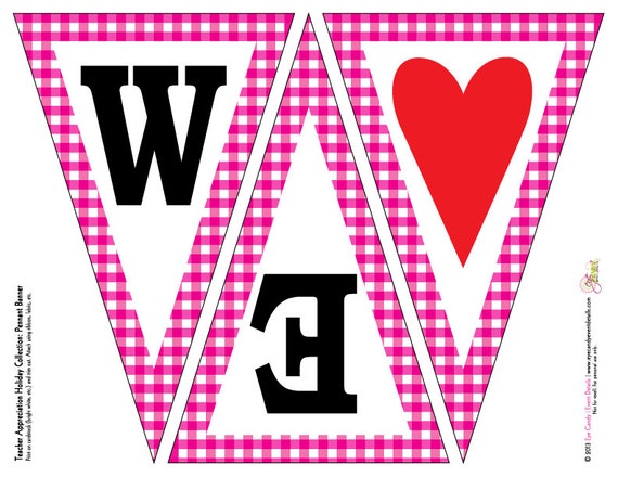 School Tutor BANNER - We Love Our TUTORS - Tutor Appreciation - School staff - Tutor Gift - School Days - Thank You Decor - Instant Download Il_570xn