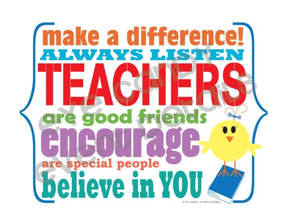 Teacher SUBWAY ART - Classroom Artwork - School Decor - Back to School Print - Teacher Appreciation Printable - Gift Idea - Instant Download Il_570xn