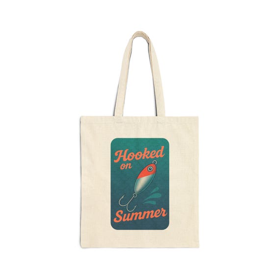 Fisherman-Core Aesthetic Tote Bag | Coastal Grandma Summer Tote | Nautical Boho Beach Bag | Gift for Her | Eco Canvas Carryall, Cotton