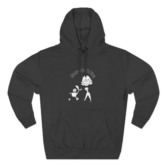 Mama & Baby Fleece Hoodie | Cozy Parenting Sweatshirt, Perfect for Moms, Parenthood Gift, Happy Design, Maternity Apparel