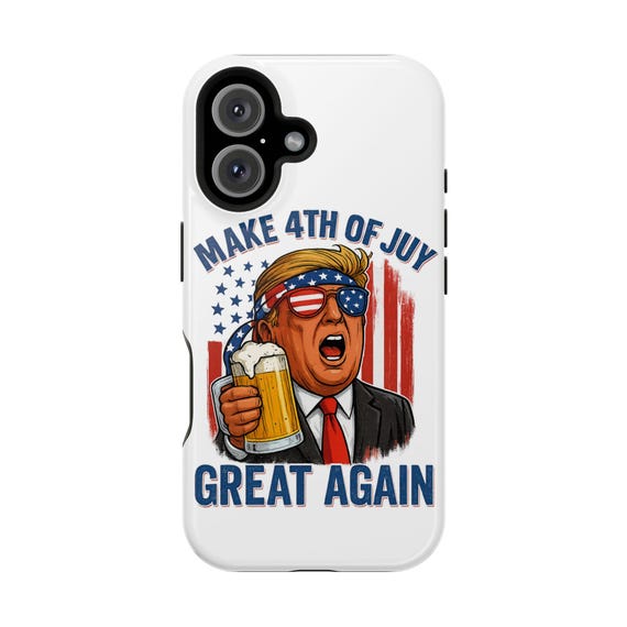 Patriotic 4th of July Tough Phone Case – Compatible with MagSafe, iPhone, Samsung & Pixel