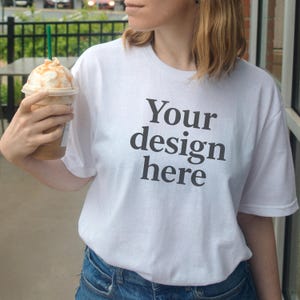 Gildan 64000 Mockup, Mockup Gildan 64000, Gildan 64000 White Tshirt Mockup, T-shirt mockup, Gildan 64000, White Shirt Mockup, G 64000 Mockup