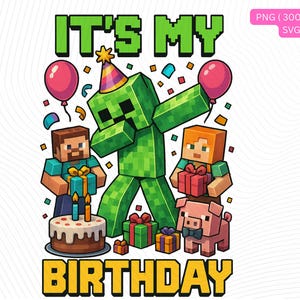 È il mio compleanno PNG, Personaggio del gioco Dabbing PNG, Il mio compleanno PNG, Regalo di compleanno PNG, Compleanno del giocatore PNG, Compleanno del ragazzo PNG