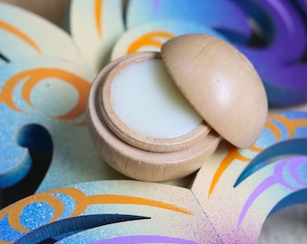 Solid Perfume | Pacific Goddess | handmade wooden pot | warm sensual fragrance