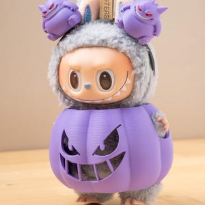 Gengar Kürbis Kostüm Set für Labubu