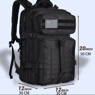 Mochila Tática Militar 50L - Impermeável Com Sistema Molle