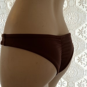 INDIE ATTIRE - Brazilian Scrunch Bikini Bottom - Brown