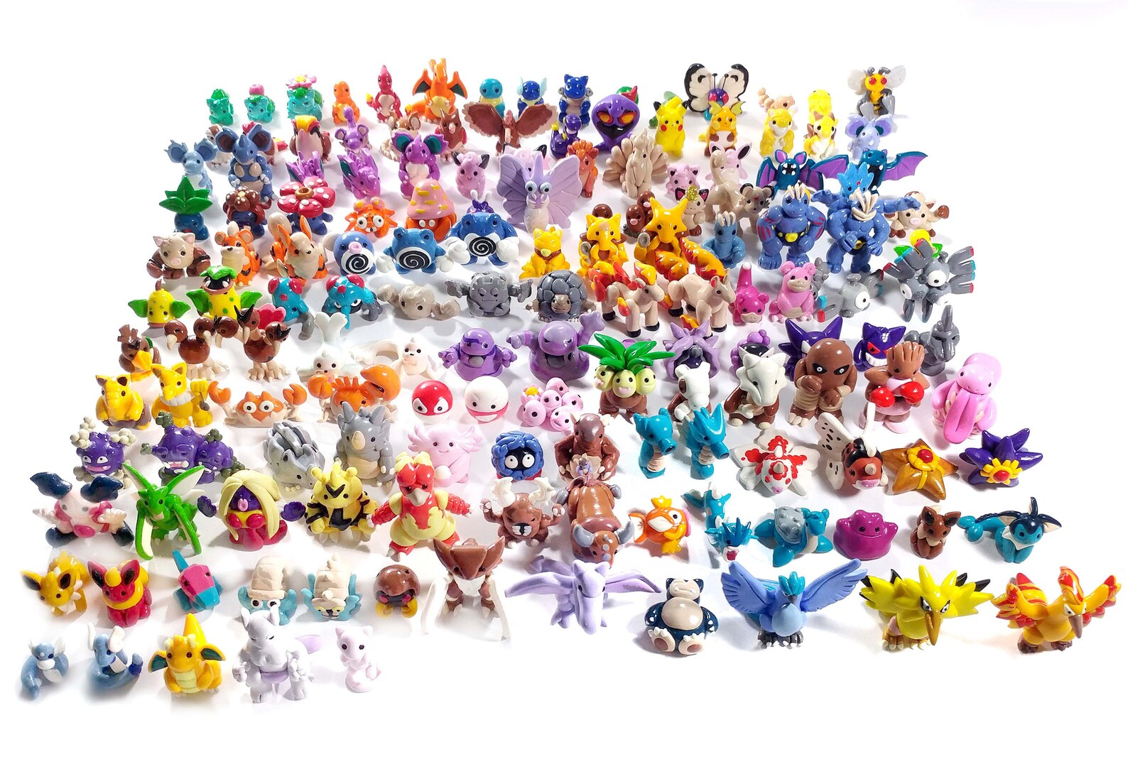All 151 Pokemon Figures in Generation One Etsy