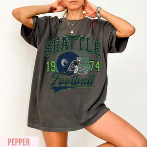 Seattle Football Vintage Style Comfort Colors T-Shirt, Seattle Football Tshirt, Football Tshirt, Sunday Football