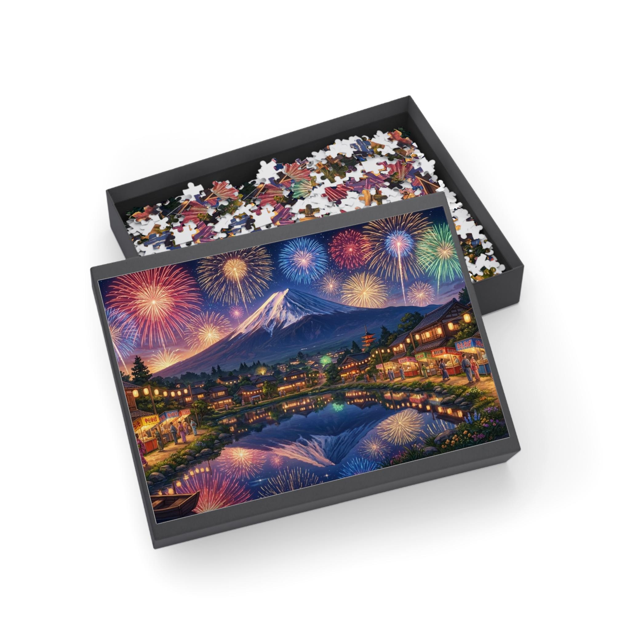 Mount Fuji Fireworks 1000 Piece Jigsaw Puzzle for Adults Japanese ...