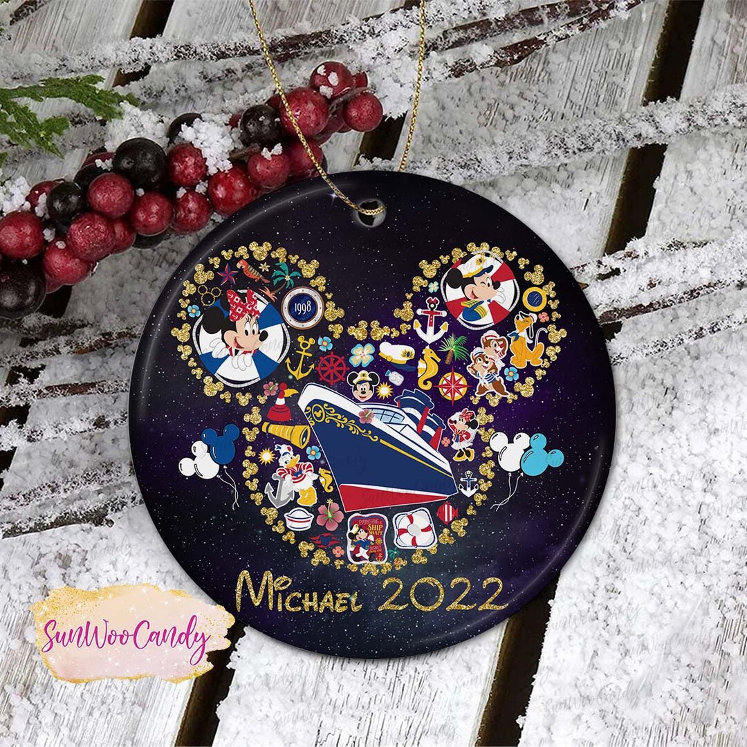 Personalized Disney Cruise Ornament Cruise Ornament Disney Etsy