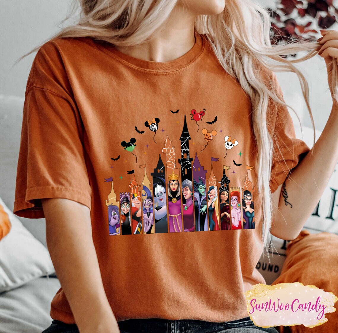 Discover Disney Villains Shirt, Disney castle Shirt, Villains Squad Shirt, Disney Character Shirt, Disney Halloween Shirt, Halloween Party Shirt, XT