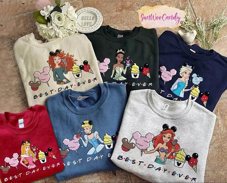 vintage disney princess sweatshirt