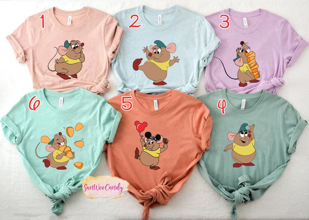 Gus Gus Shirt Cinderella Shirt Disney Character Shirt - Etsy