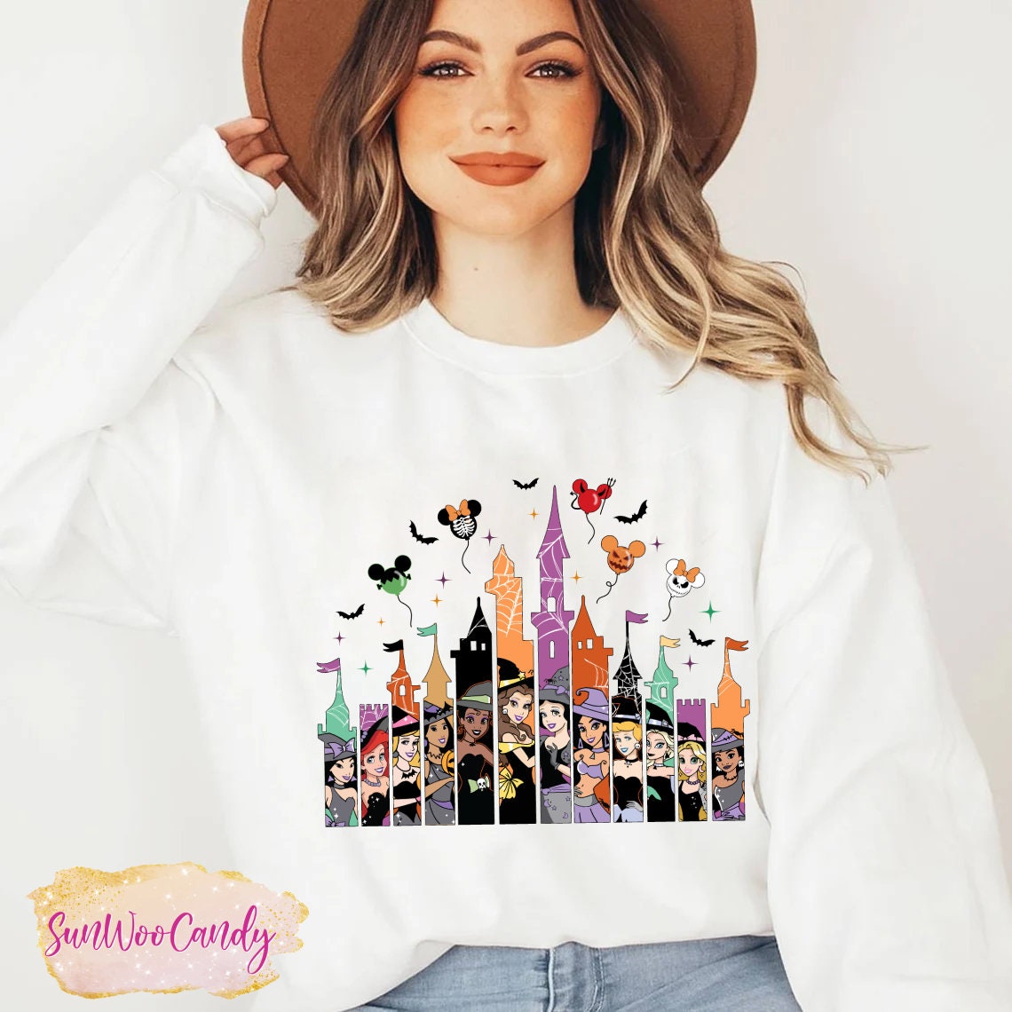 Discover Prinzessin Halloween Disney Castle Pullover