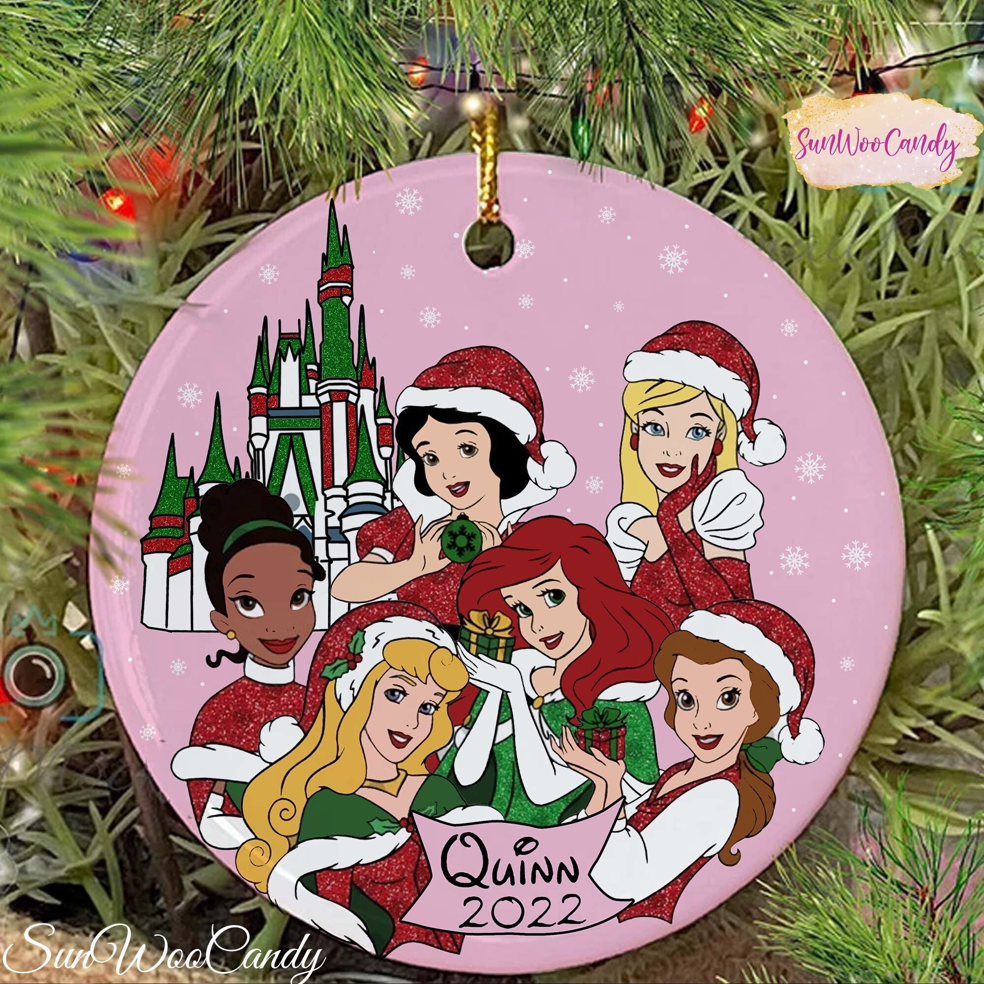 Discover Personalized Princess Ceramic Ornament