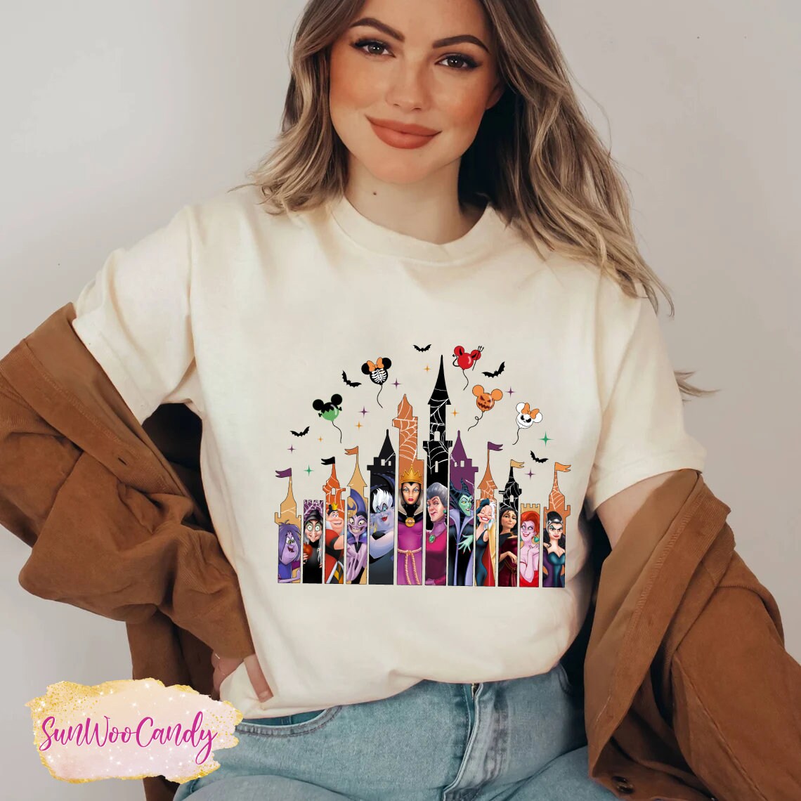 Discover Disney Villains Shirt, Disney castle Shirt, Villains Squad Shirt, Disney Character Shirt, Disney Halloween Shirt, Halloween Party Shirt, XT