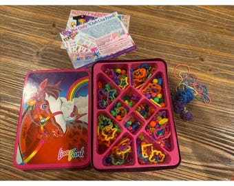 Kit de joyería vintage de metal con cuentas "Rainbow Chaser" de Lisa Frank