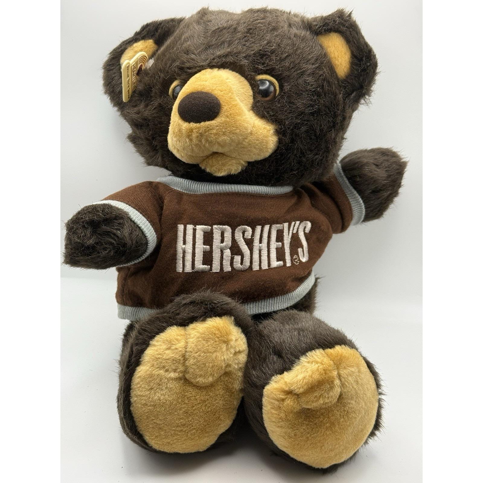 HERSHEY'S Teddy Bear Milk Chocolate Bar Plush Doll W/ T Shirt 1987