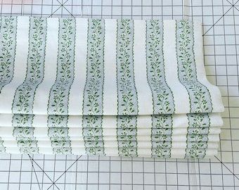 Sister parish dolly stripe Roman shade in lettuce