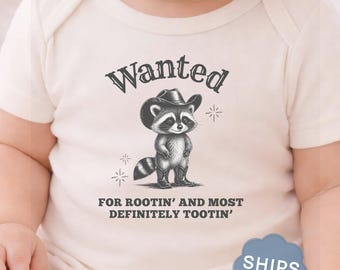 Rootin and Most Definitely Tootin ONESIE® Western Outfit Baby Cowboy Baby Shower Gift