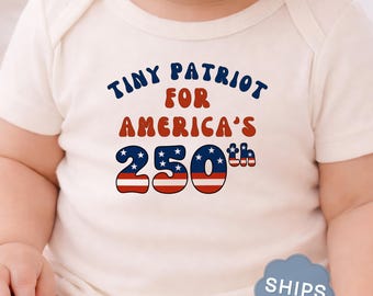 Tiny Patriot Onesie® 4th of July Baby Outfit USA Baby Clothes Fourth of July Baby Bodysuit Independence Day Baby Clothes