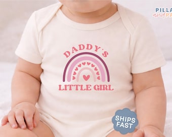 Daddy’s Little Girl Onesie®   Fathers Day Gift Daddy’s Girl Newborn Baby Outfit Gift For Dad From Baby Girl