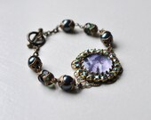 Carnivale Showgirl Armband Kristall und Messing-Foto-Armband