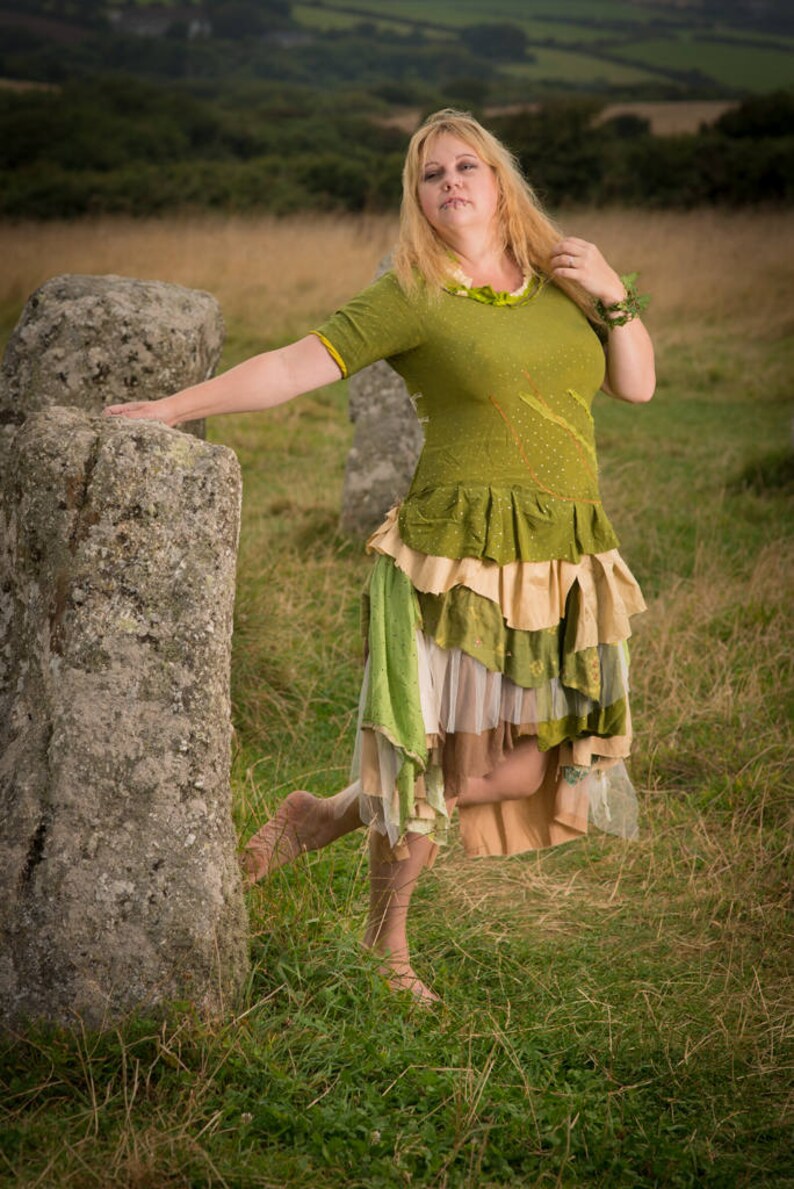 Wald Brautkleid grüne Fee Ballkleid Ballkleid Tinkerbell ...