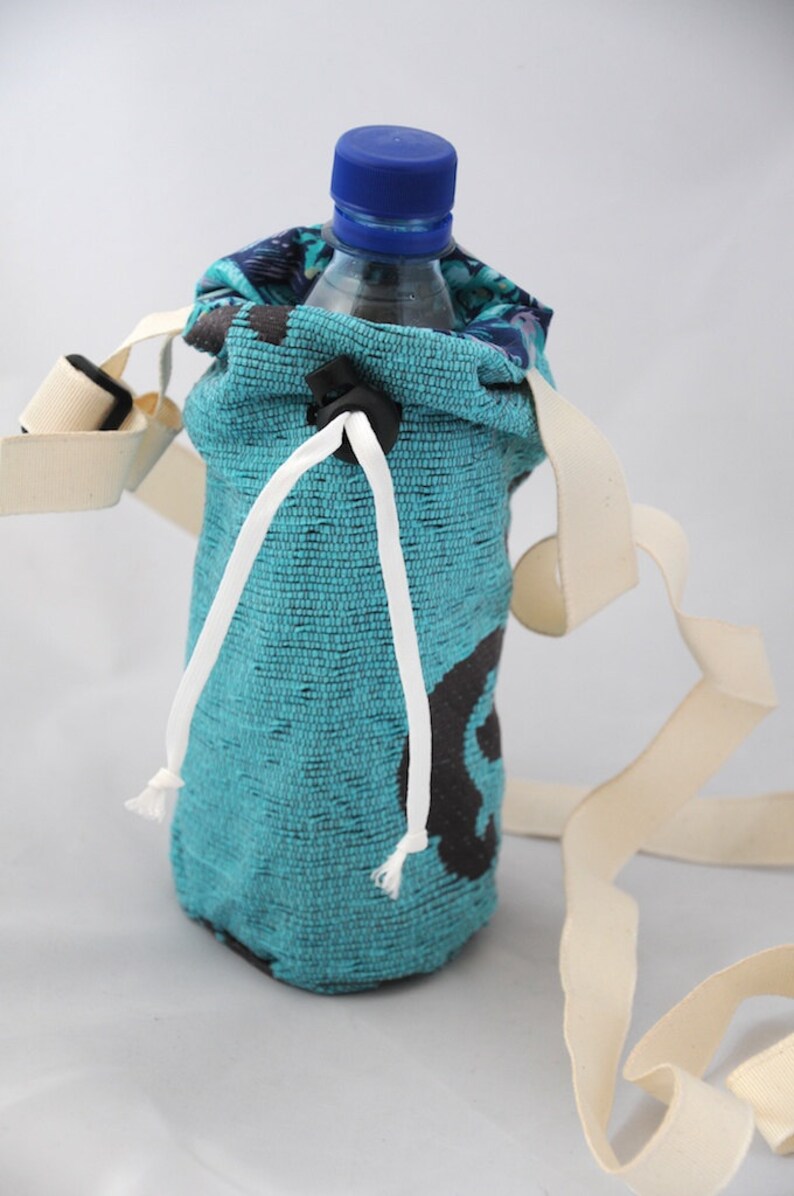 Water Bottle Bag Glastonbury Festival Steel Flask Carrier Etsy