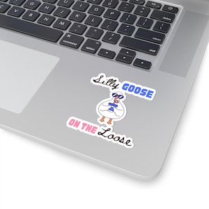 Silly Goose Kiss-Cut Stickers - Fun Decor for Laptops, Journals, Water Bottles, Kids&#39; Parties, Gifts